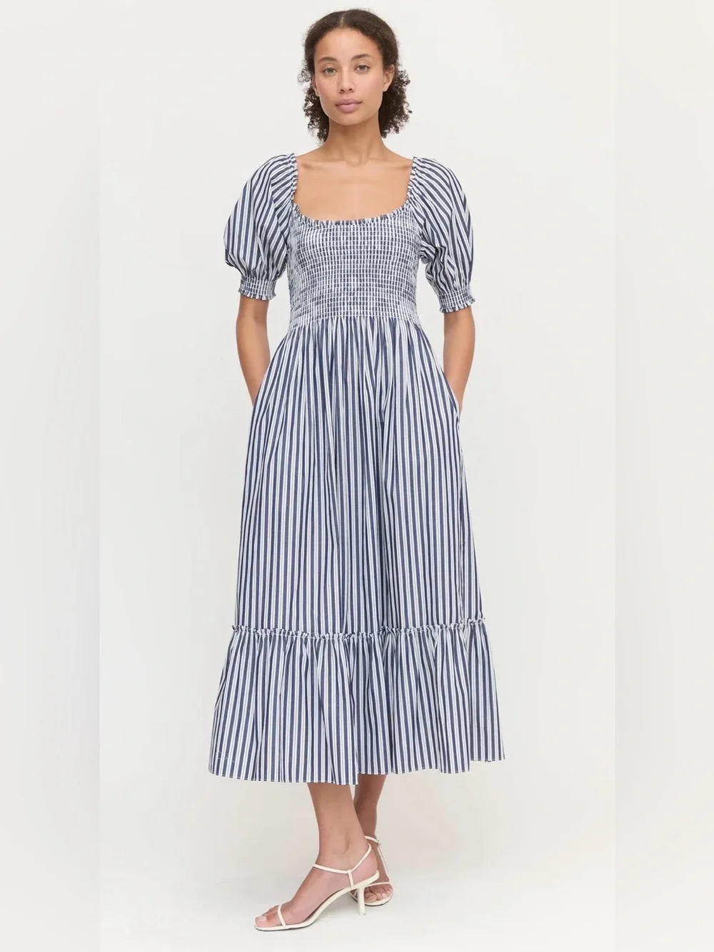 floral floral dress Floral Lace Midi Dress– Teuta Matoshi
